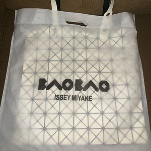 BaoBao issey miyake white purse